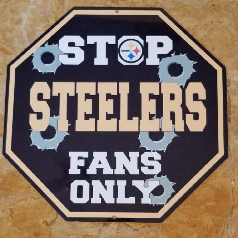 Pittsburgh Steelers Stop Sign